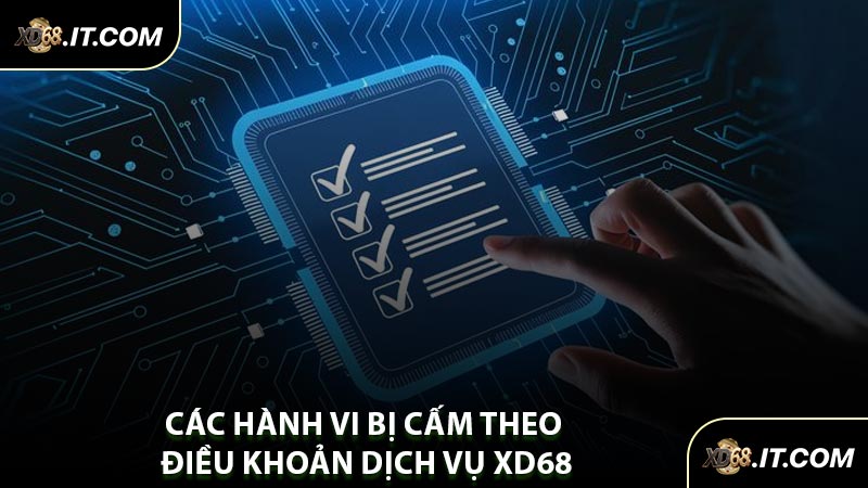 Các Hành Vi Bị Cấm Theo Điều Khoản Dịch Vụ XD68
